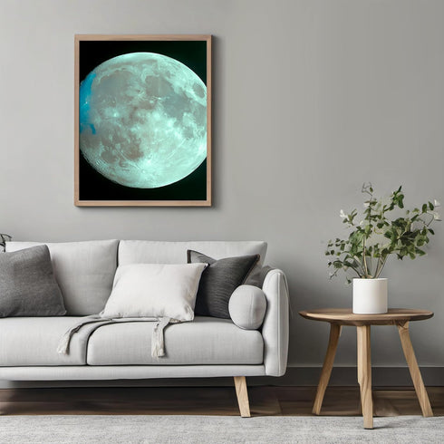 Posterizer 1 pcs-the moon floating in space 1-Astronomy & Celestial Art-Gift for Men Women Teens-Decor for Home & Office- unframed wall art...